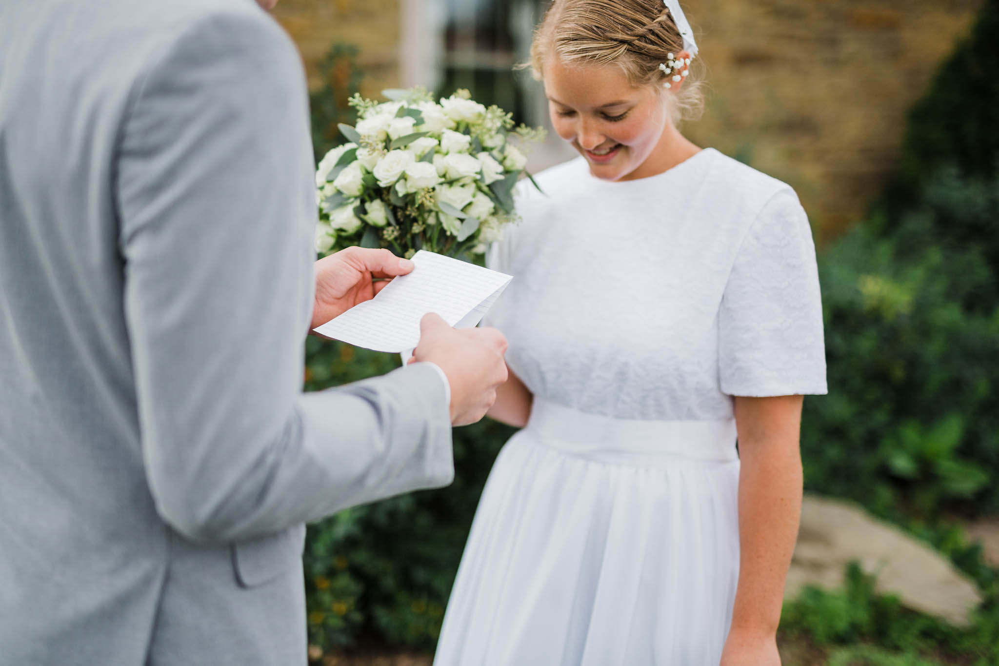 Marvin and Heidi Wedding Day in Apple Creek Ohio Kidron Community