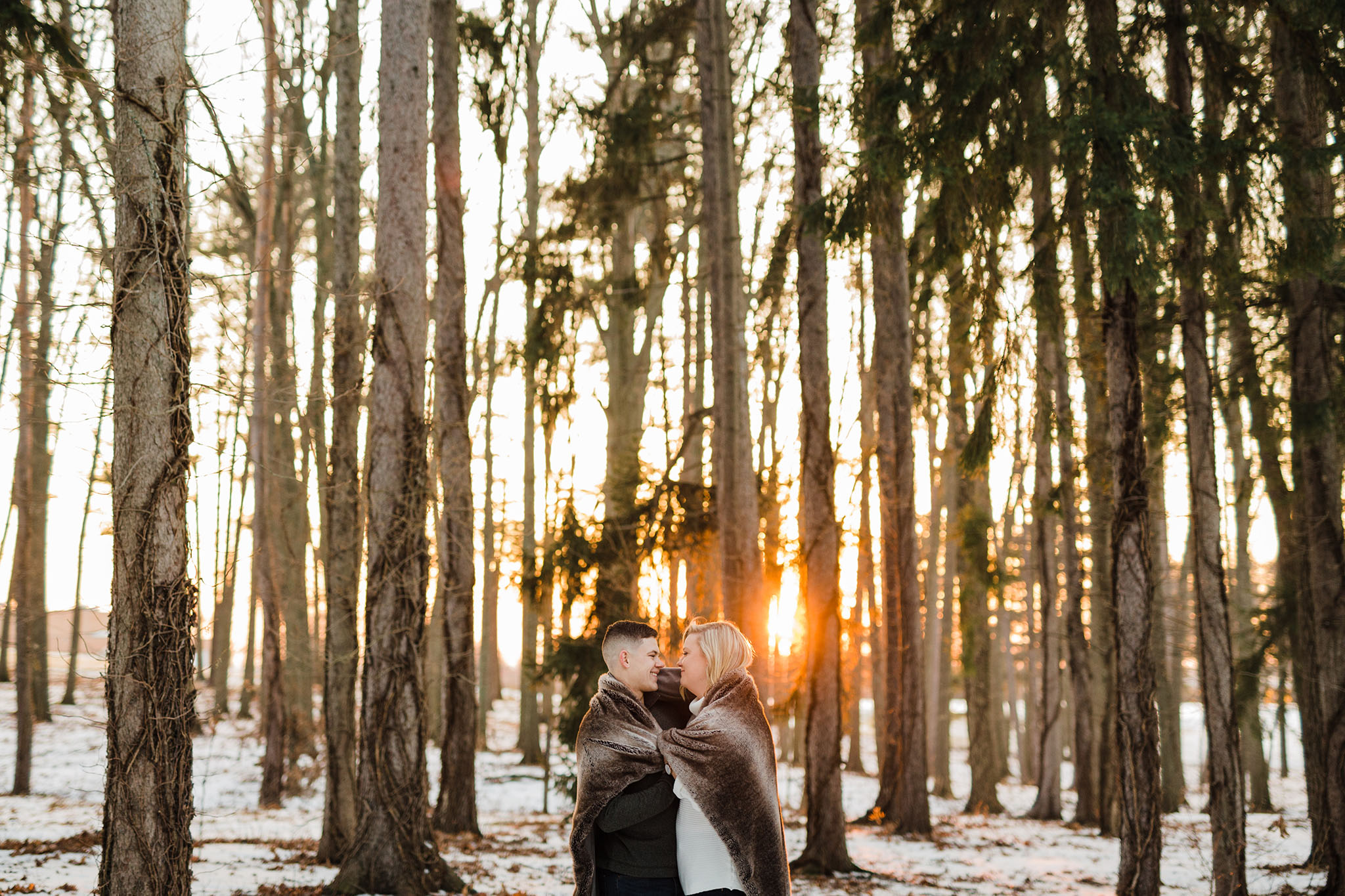 Alex and Hannahs Downtown Wooster Engagement Session | Wooster Ohio Wedding and Engagement Photographer | Tiffany Reiff Designs and Photography