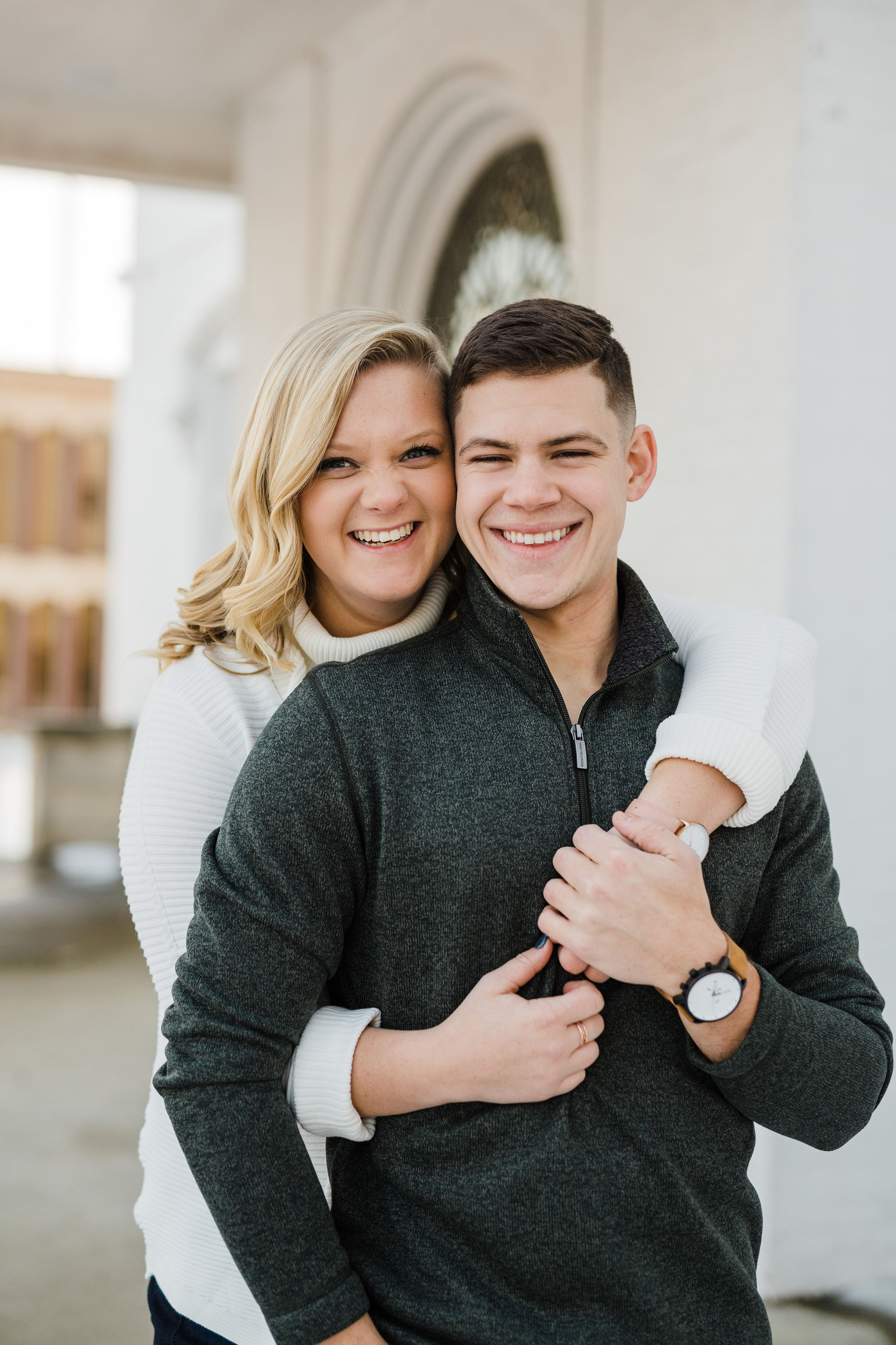 Alex and Hannahs Downtown Wooster Engagement Session | Wooster Ohio Wedding and Engagement Photographer | Tiffany Reiff Designs and Photography