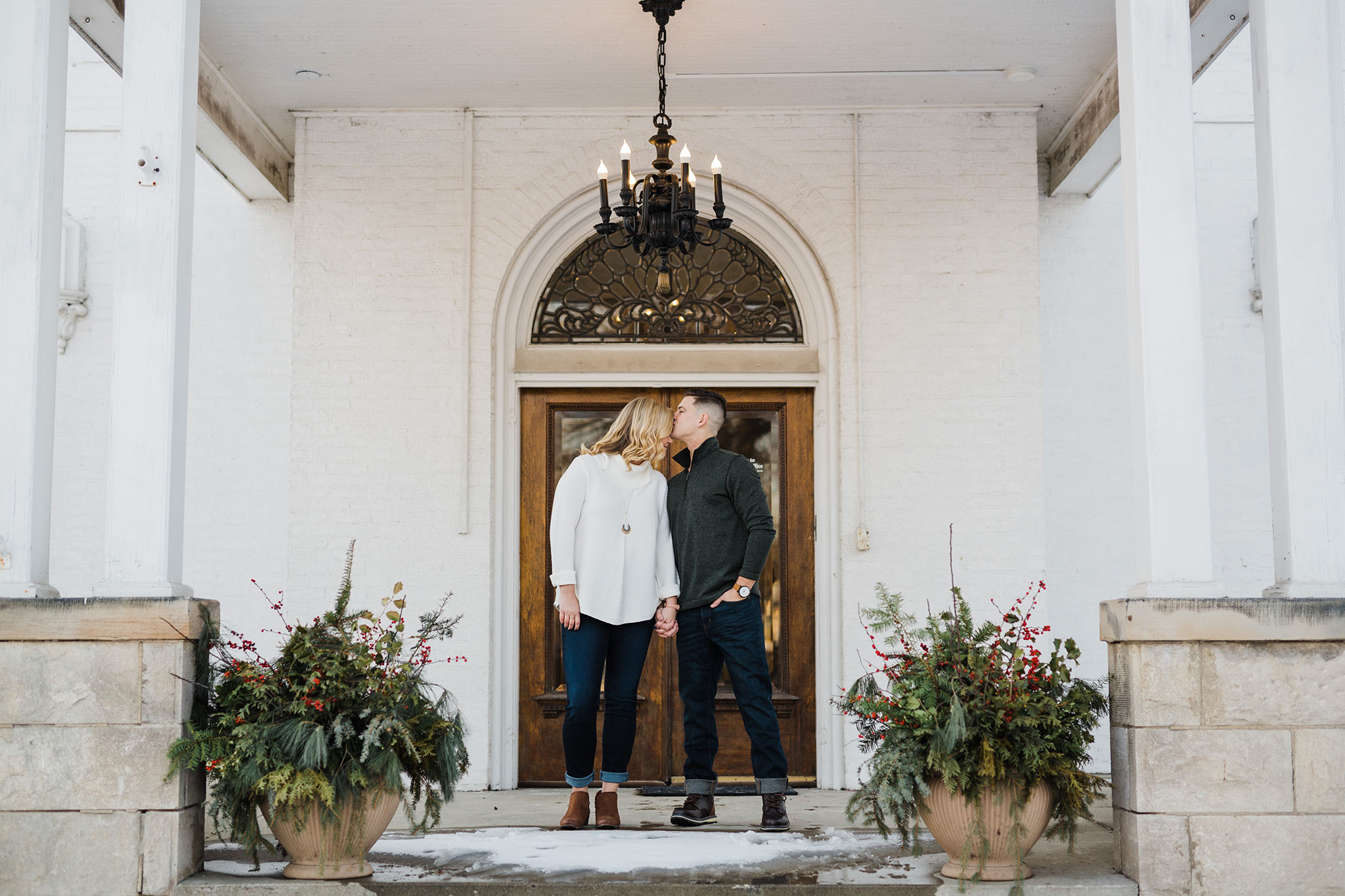 Alex and Hannahs Downtown Wooster Engagement Session | Wooster Ohio Wedding and Engagement Photographer | Tiffany Reiff Designs and Photography