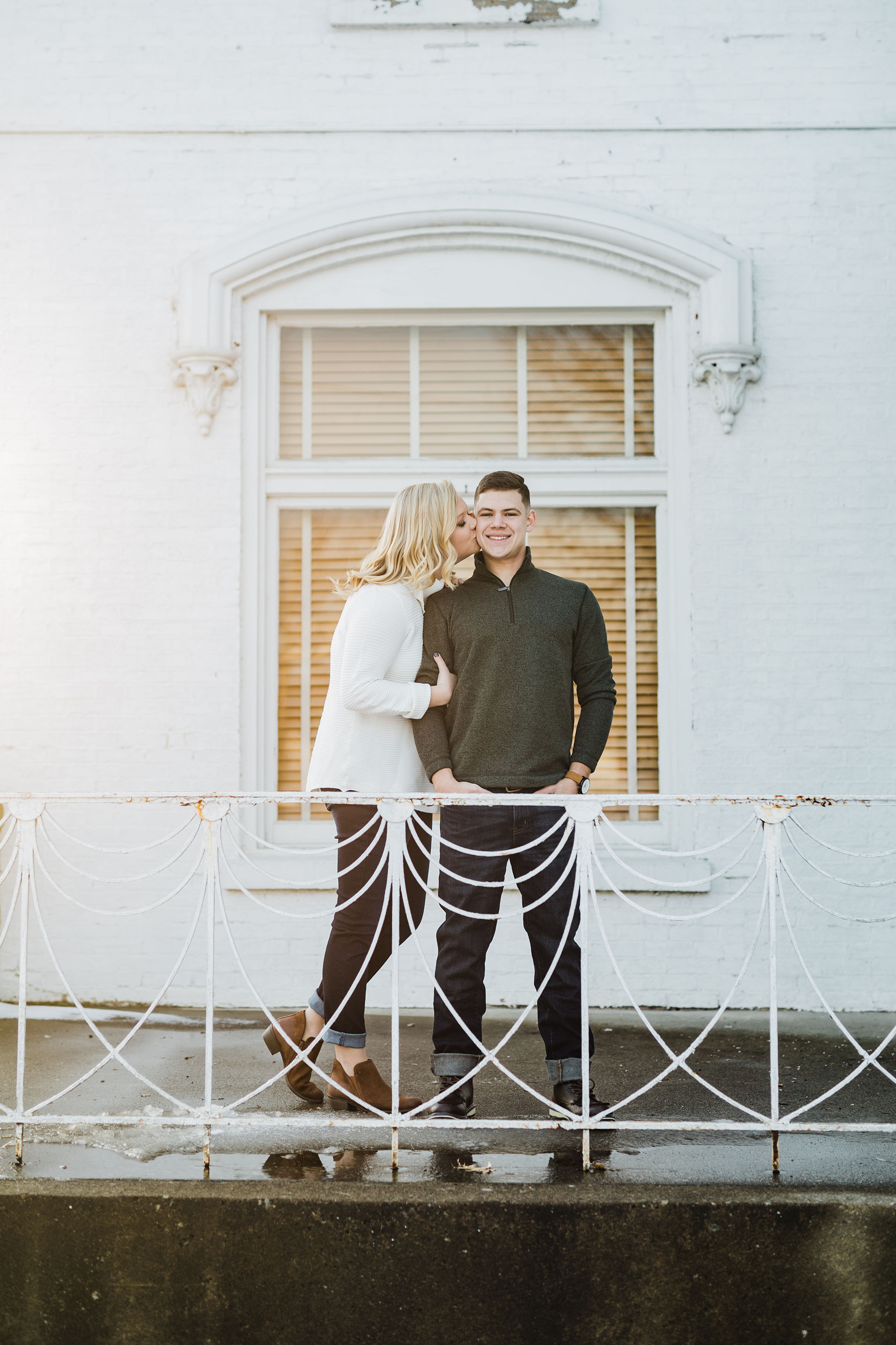 Alex and Hannahs Downtown Wooster Engagement Session | Wooster Ohio Wedding and Engagement Photographer | Tiffany Reiff Designs and Photography