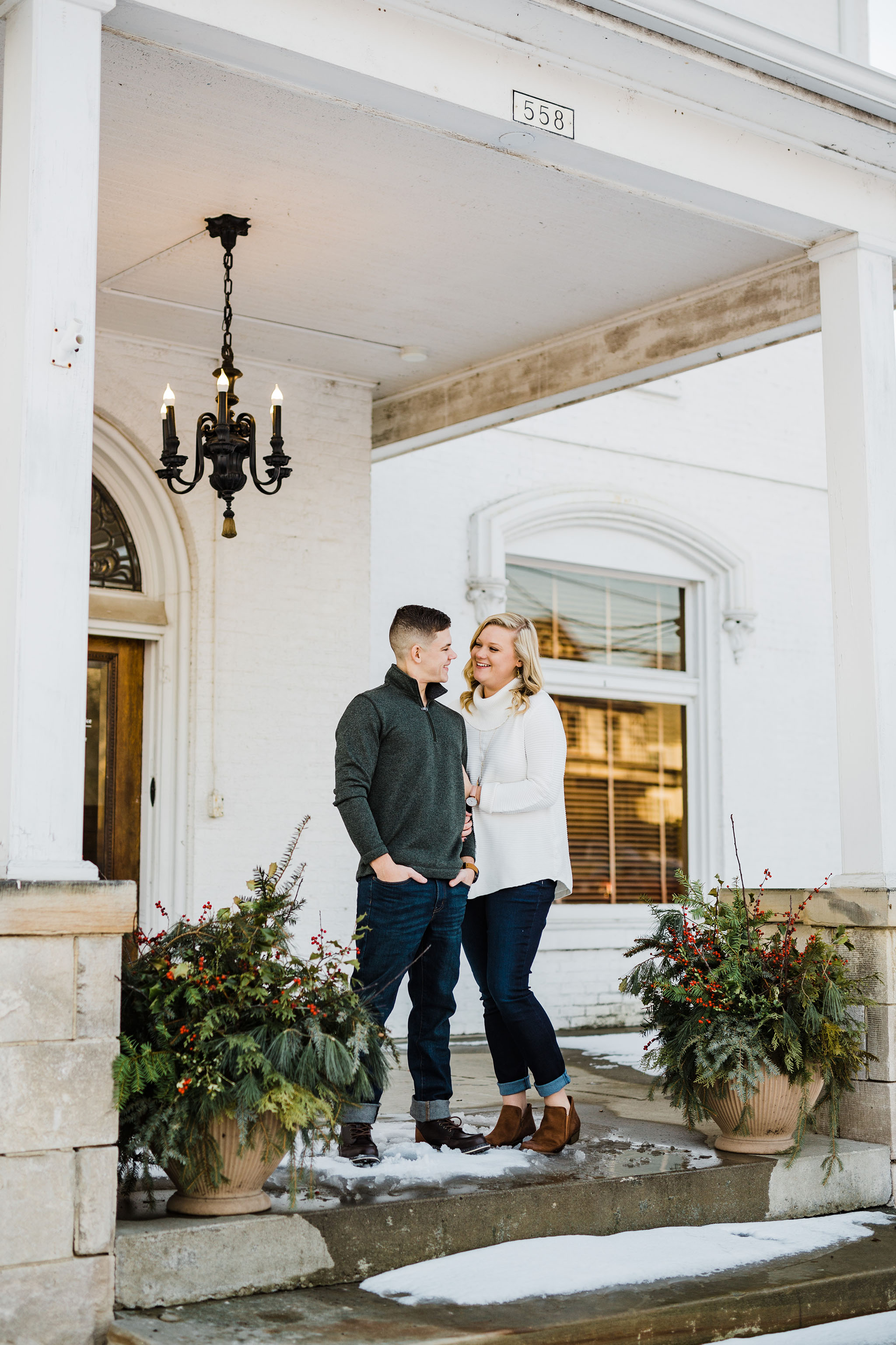 Alex and Hannahs Downtown Wooster Engagement Session | Wooster Ohio Wedding and Engagement Photographer | Tiffany Reiff Designs and Photography