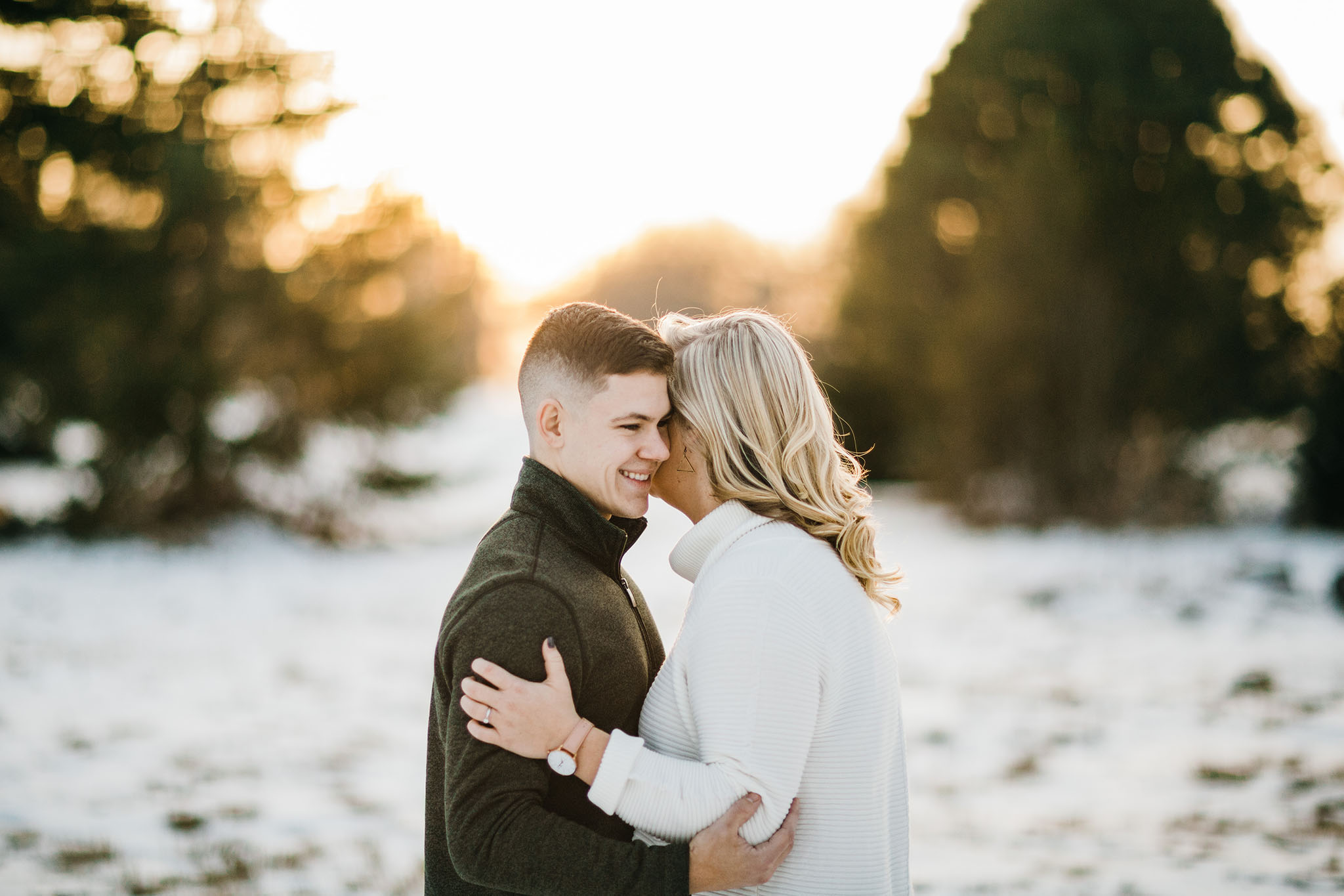 Alex and Hannahs Downtown Wooster Engagement Session | Wooster Ohio Wedding and Engagement Photographer | Tiffany Reiff Designs and Photography