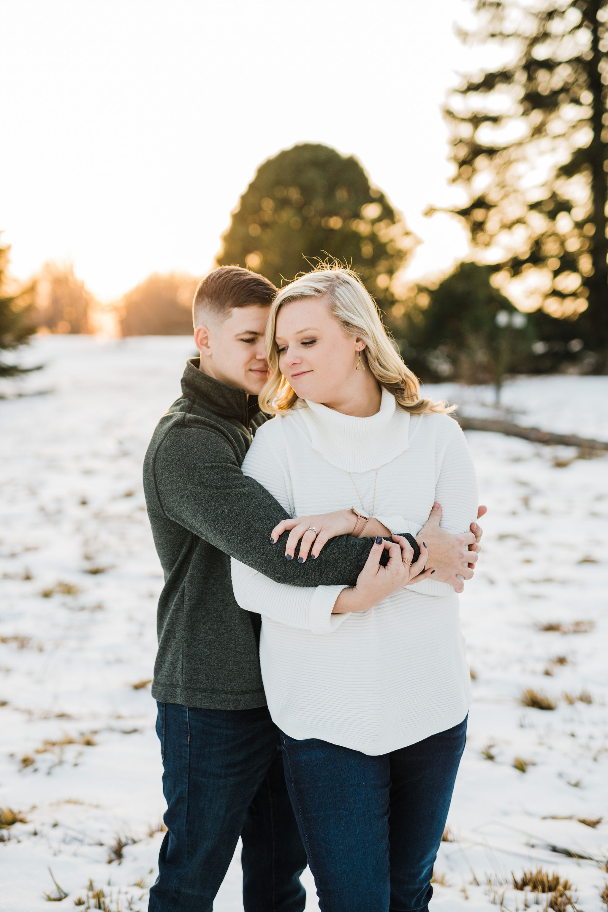 Alex and Hannahs Downtown Wooster Engagement Session | Wooster Ohio Wedding and Engagement Photographer | Tiffany Reiff Designs and Photography
